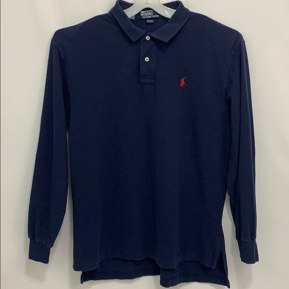Polo Ralph Lauren Other - Polo Ralph Lauren blue long sleeve polo shirt EUC